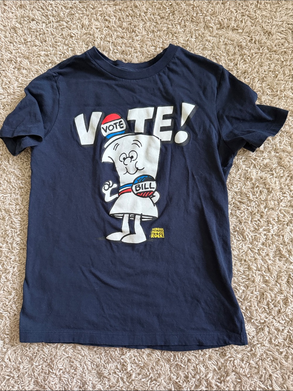 School House Rock 'Vote!' Graphic Tee for Kids